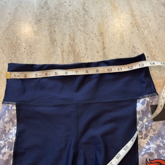 Denver Broncos NWT Navy Bike Shorts with 2 Side Pockets - Picture 9 of 10